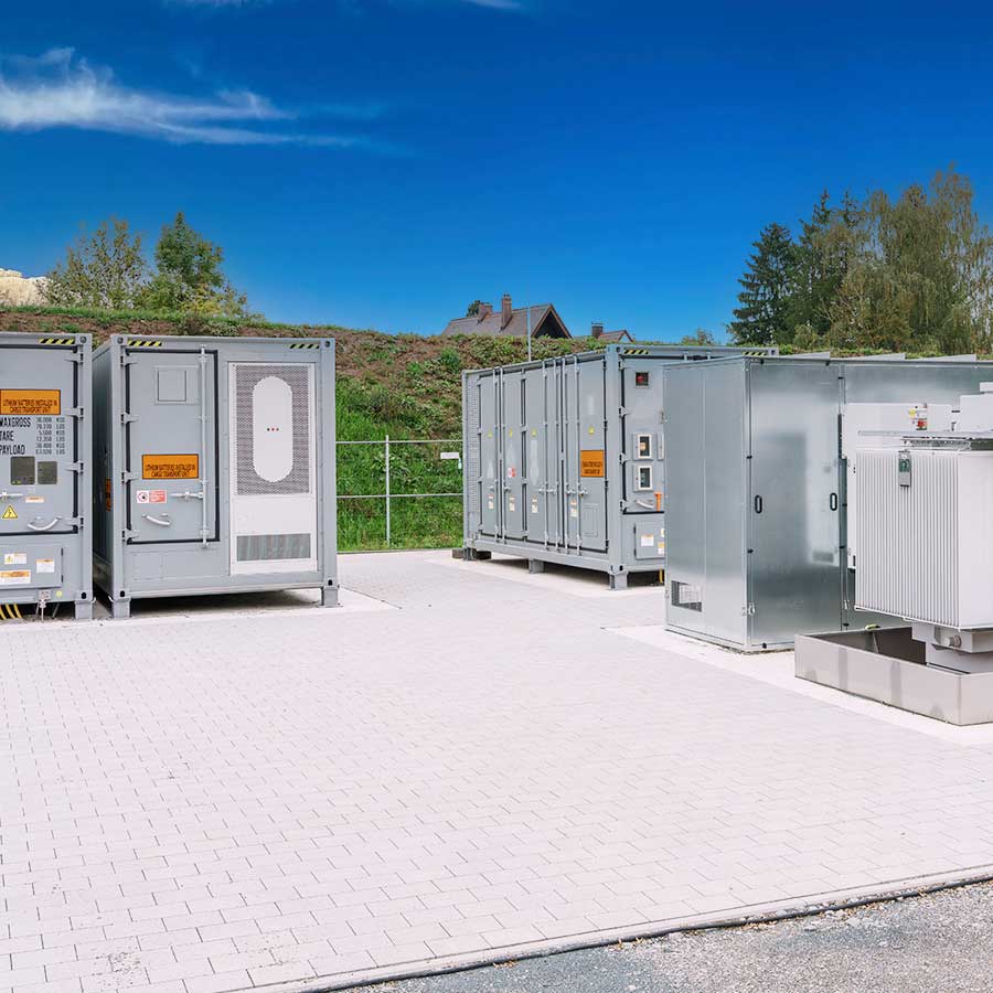 Batteriespeicher einer Kommune